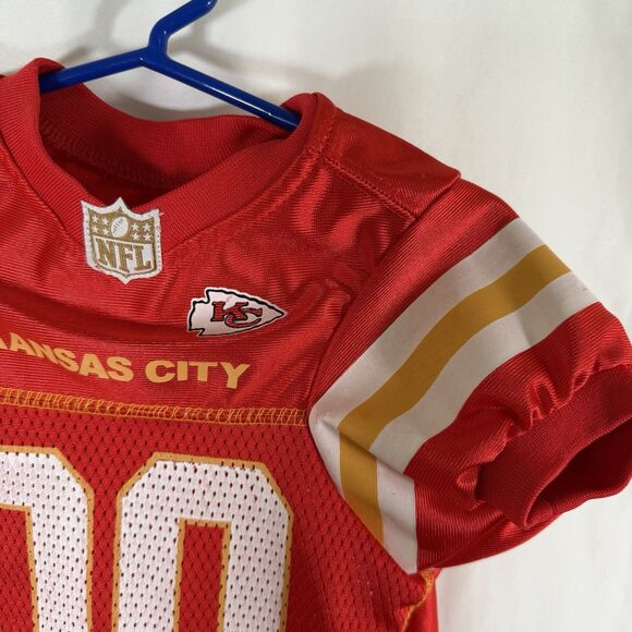 Kansas City Chiefs Jersey Unisex 2 Short Sleeve 00 Vneck Mesh Top - Picture 3 of 9